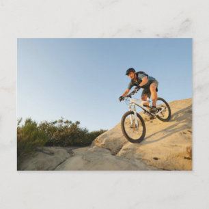 Carte Postale Etats-Unis, Californie, Laguna Beach, Homme à vélo