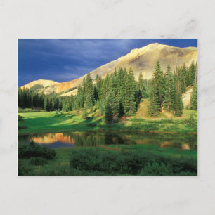 Carte Postale États-Unis, Colorado. Red Mountain au coucher du s
