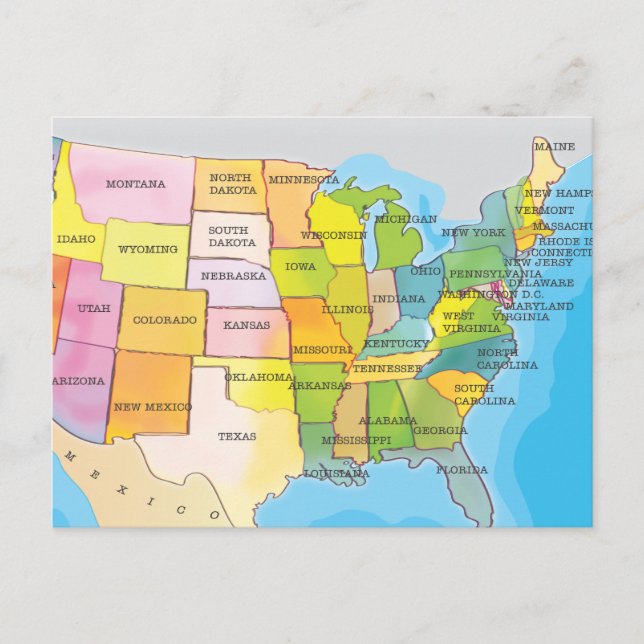 Carte Postale États-Unis d'Amérique (Devant)