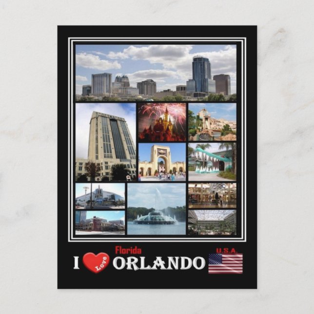 Carte Postale États-Unis d'Amérique - Orlando Floride - (Devant)