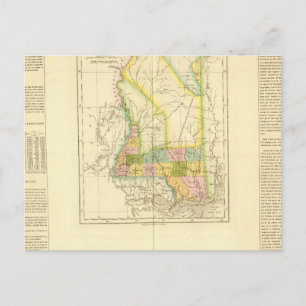 Carte Postale États-Unis du Mississipi