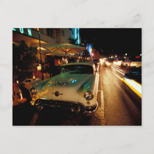 Carte Postale États-Unis, Floride, Miami, South Beach la nuit. 2