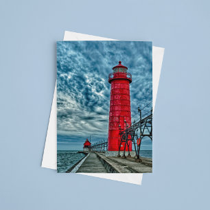 Carte Postale États-Unis, Grand Haven, Michigan, Lighthouse