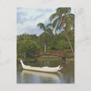 Carte Postale États-Unis, Hawaï, Kauai, jardin de luau de la fam