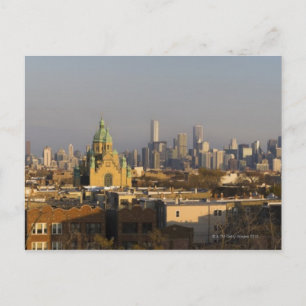 Carte Postale États-Unis, Illinois, Chicago skyline