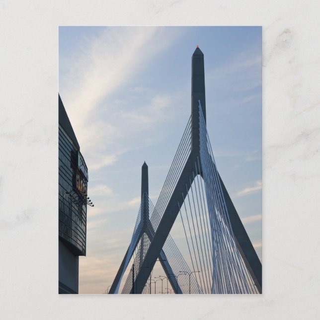 Carte Postale États-Unis, Massachusetts, Boston. Le pont Zakim.  (Devant)