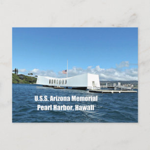 Carte Postale États-Unis Mémorial de l'Arizona