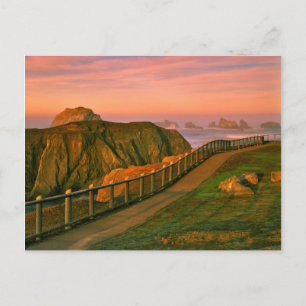 Carte Postale États-Unis, Oregon, Bandon. Roches vues depuis le