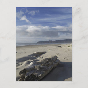 Carte Postale États-Unis, Oregon, dunes de sable et océan, Pacif