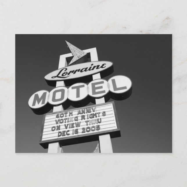 Carte Postale États-Unis, Tennessee, Memphis, Droits civils nati (Devant)