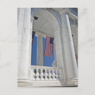 Carte Postale États-Unis, Virginie, Arlington. Des drapeaux amér