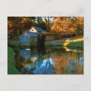 Carte Postale États-Unis, Virginie, Blue Ridge Parkway, Mabry Mi
