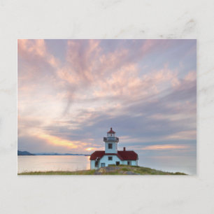 Carte Postale États-Unis, Washington, îles San Juan. Coucher de 