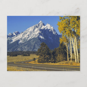 Carte Postale États-Unis, Wyoming, Grand Teton NP. Teton Parkway
