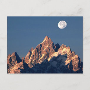 Carte Postale États-Unis, Wyoming, Grand Teton NP. Une pleine lu