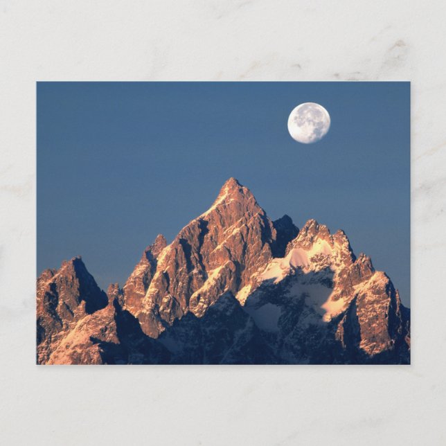 Carte Postale États-Unis, Wyoming, Grand Teton NP. Une pleine lu (Devant)