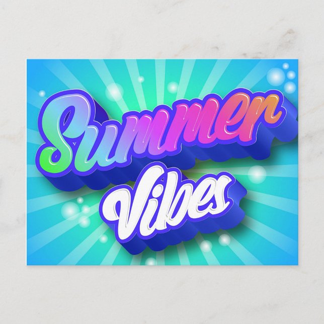 Carte Postale Été (Summer Vibes Postcard!)
