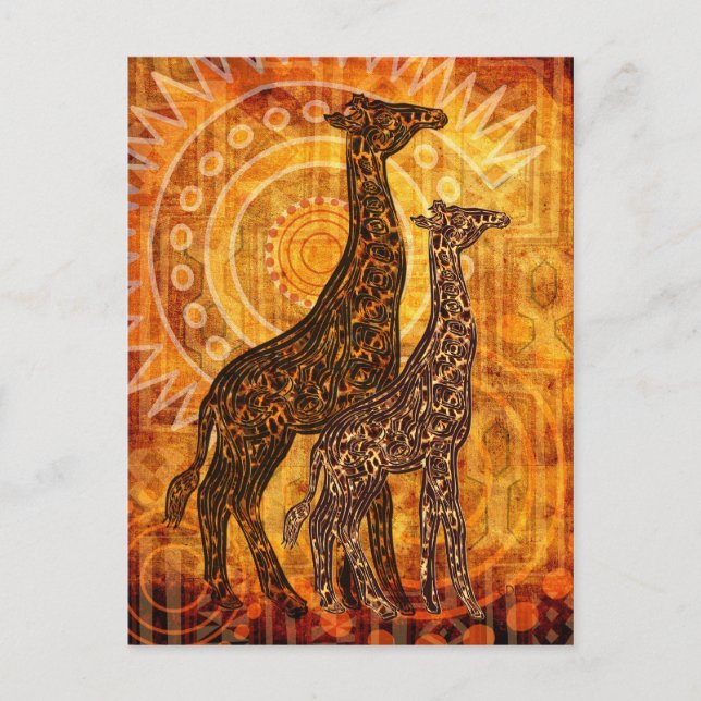 Carte Postale Été africain (Devant)