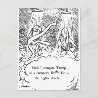Carte postale été Trump