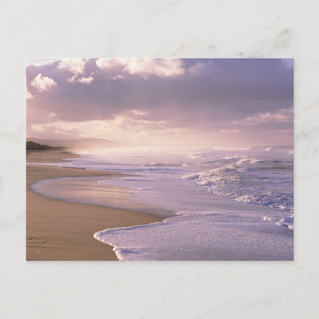 Carte Postale Eternité, coucher de soleil sur la plage Pittoresq (Devant)