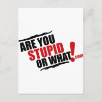 Êtes-vous stupide ou quel logo pour revente