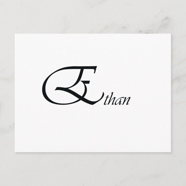Carte Postale Ethan (Devant)