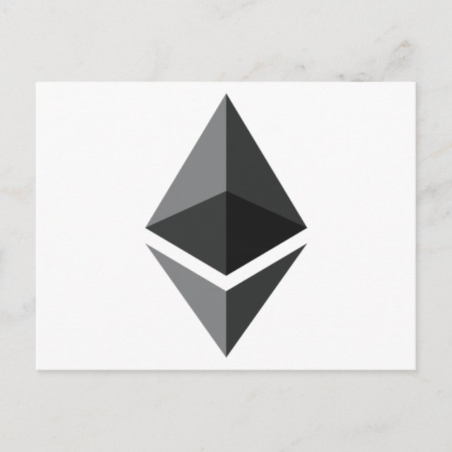 Carte Postale Ethereum - Cryptomonnaie Super PAC (Devant)