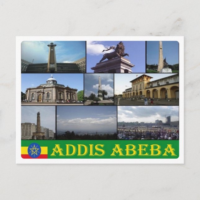 Carte Postale Ethiopie - Addis Abeba - Mosaïque - (Devant)