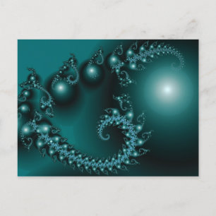 Carte Postale Étincelle 3 Abstraite Fractal Fine Art