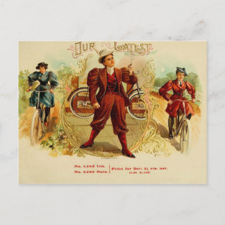 Carte postale Étiquette boîte à cigares vintage