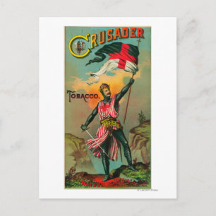 Carte Postale Étiquette de tabac CrusaderPétersbourg, Virginie