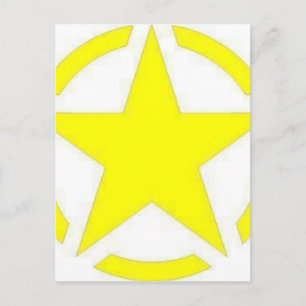 Carte Postale étoile armée