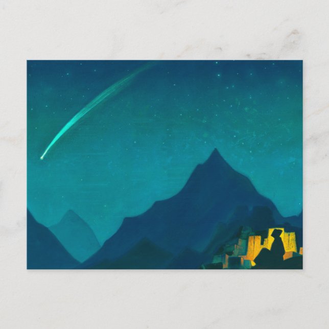 Carte Postale Étoile du héros, 1936 par Nicholas Roerich (Devant)