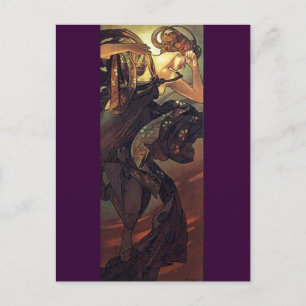 Carte Postale Etoile du soir - Art nouveau