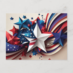 Carte Postale Étoile patriotique