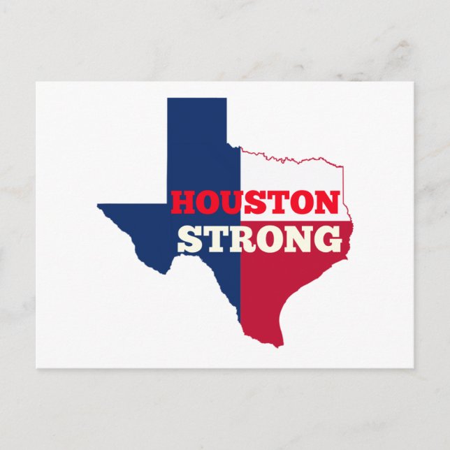 Carte Postale Étoile solite "Houston Strong" (Devant)