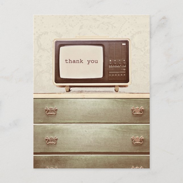 Carte Postale Étoile TV vintage (Devant)