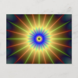 Carte postale étoilée