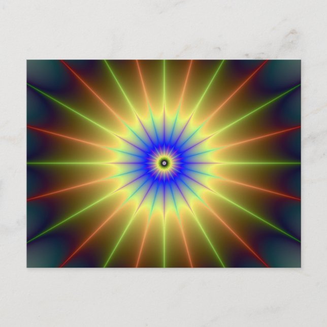 Carte postale étoilée (Devant)