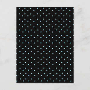 Carte Postale Étoiles Bleues Minuscules