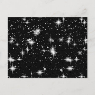 Carte Postale Étoiles brillantes dans l'espace