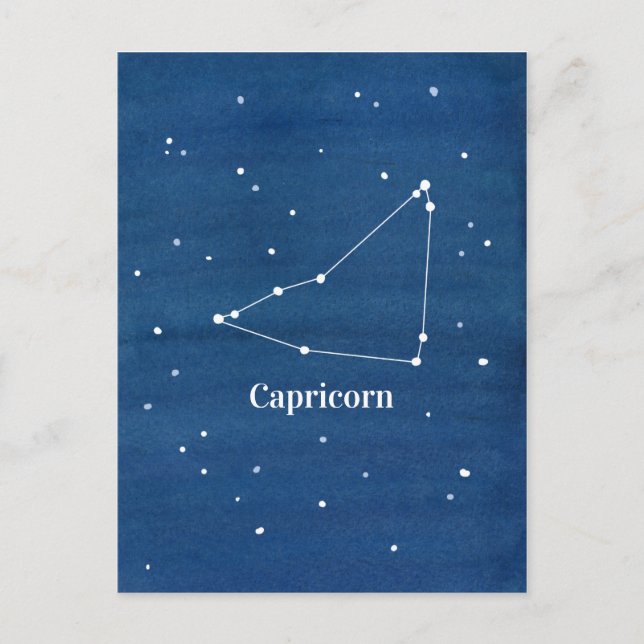 Carte Postale Étoiles Capricorne Constellation (Devant)