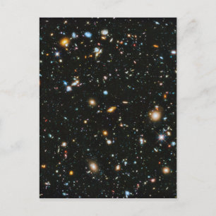 Carte Postale Etoiles dans l'espace - Hubble Ultra Deep Field