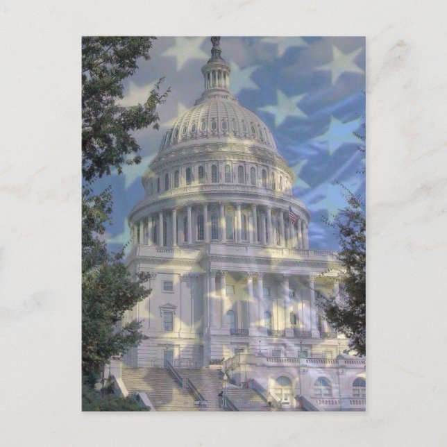 Carte Postale étoiles du capital W (Devant)