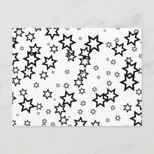 Carte Postale Étoiles noires