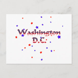 Carte Postale Étoiles patriotiques de Washington DC