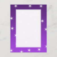 Etoiles violettes et blanches, Motif.
