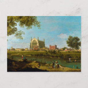 Carte Postale Eton College par Canaletto (1754)