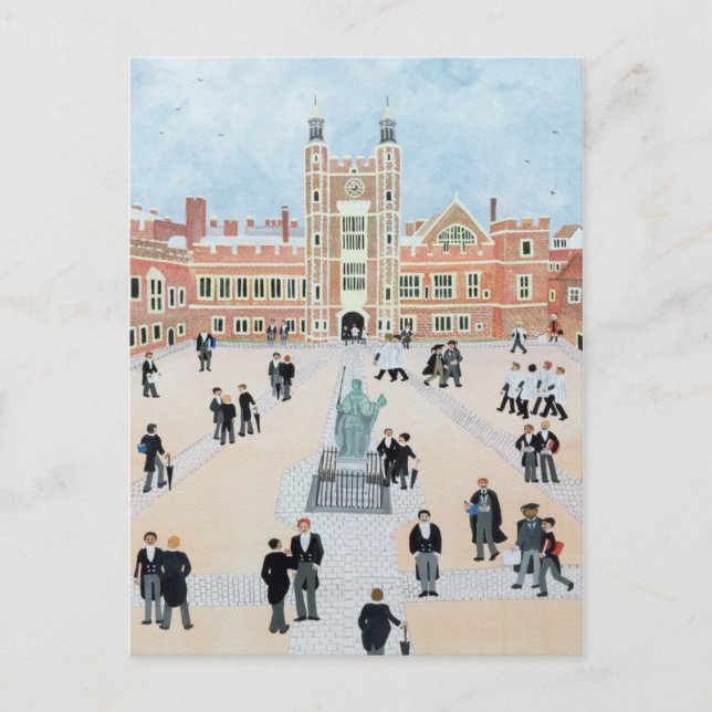 Carte Postale Eton College School Yard 1991 (Devant)
