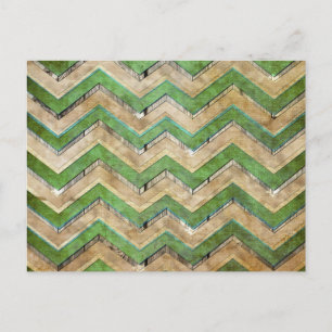 Carte Postale Étonnant cool chevron zigzag motif